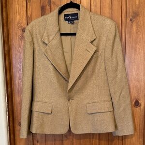 Ralph Lauren Women's Beige Blazer 100%wool